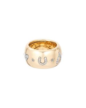 Adina Reyter Good Luck Ring - White