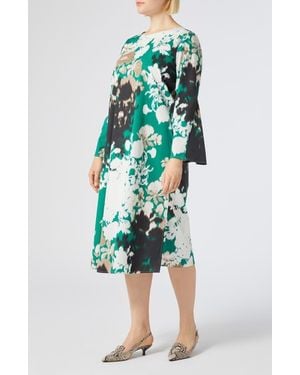 Marina Rinaldi Holiday Shift Dress - Green