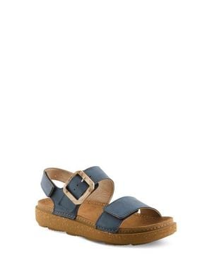 Flexus by Spring Step Bravies Ankle Strap Sandal - Blue