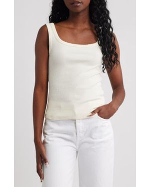 & Other Stories Rib Tank - Natural