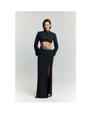 Jendue US Dreams Denim Skirt - Black