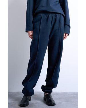 TOPSHOP Pintuck Sweatpants - Blue