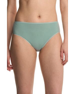 Natori Bliss Bare Cotton Hipster Briefs - Green