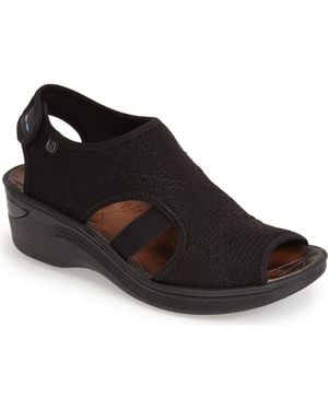 Bzees 'Dream' Wedge Sandal - Black