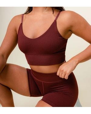 while on earth™ Aura Bra - Red