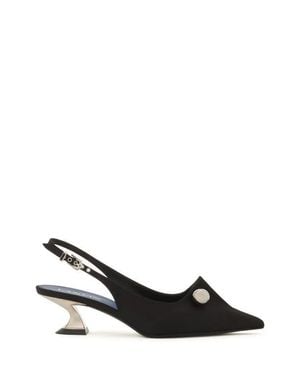 Lanvin Affinity Arch Slingback Pumps - Black
