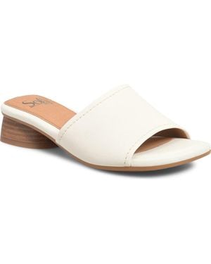 Söfft Sahara Slide Sandal - White