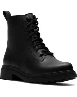 Clarks Orinoco 3 Lane Leather Boot - Black
