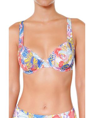 Huit Lahaina Underwire Bikini Top - Blue