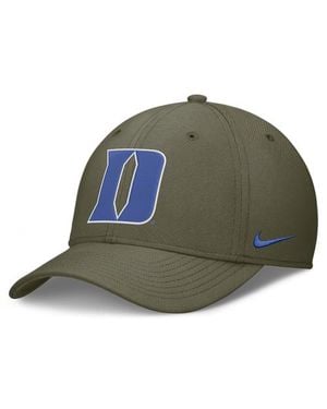 Nike Duke Devils Primetime Swooshflex Dri-Fit Hat - Green