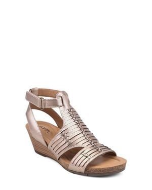 Earth Helodie Wedge Sandal - Brown