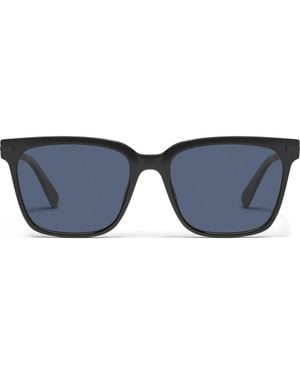 Quay Recap 56Mm Polarized Square Sunglasses - Blue