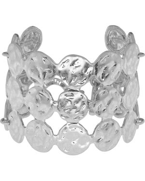 Marlyn Schiff Ophelia Disc Statement Cuff - Metallic