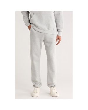Malbon Golf Clubhouse Dragon Cotton Sweatpants - White