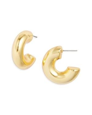 Karine Sultan Big Bubble Hoop Earrings - Metallic
