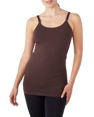 Modern Eternity Maternity Seamless Maternity/Nursing Yoga Tank - Purple