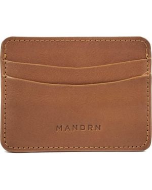 Mandrn Leather Cardholder - Brown