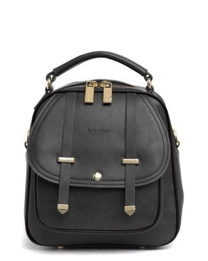 Belle & Bloom Camila Leather Backpack - Black