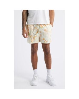Native Youth Solstitchery Print Shorts - Natural