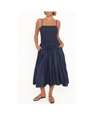 Petal & Pup Arnika Midi Sundress - Blue