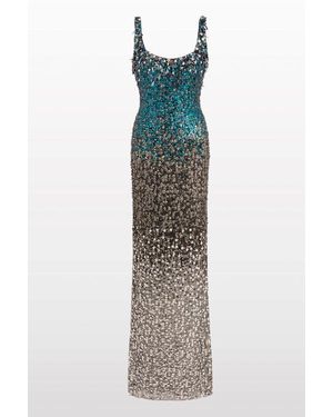 Jenny Packham Decora Sequin-Embellished Maxi Dress - Multicolor