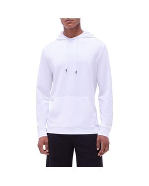 Bugatchi Slim Fit Hoodie - White