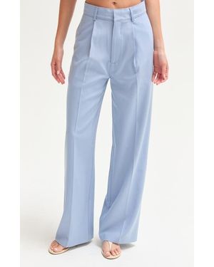 Crescent Wide Leg Pants - Blue