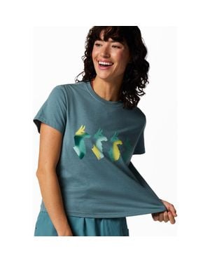 COTOPAXI Cuatro Bitmap T-Shirt - Blue