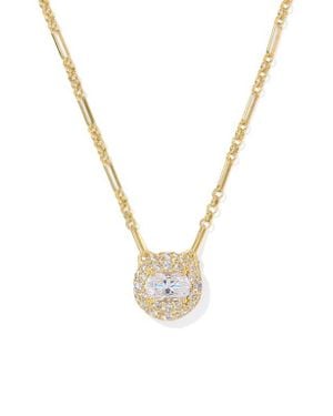 Kendra Scott Bella Short Pendant Necklace - Metallic