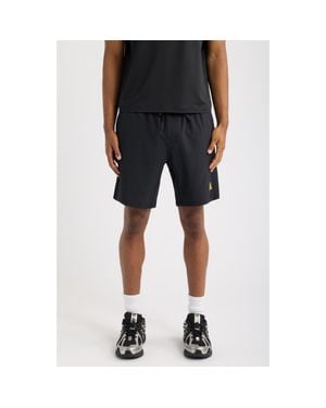 Saint Studio Surf Division Tech Shorts - Black