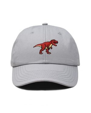 Alix T Rex Dad Cap - Gray