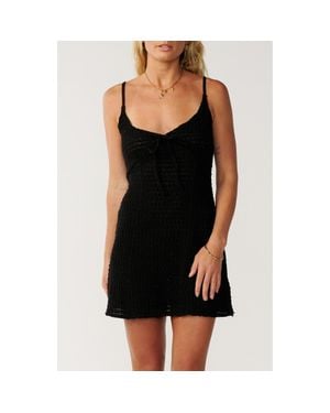 Rip Curl Bossa Nova Texture Slip Dress - Black