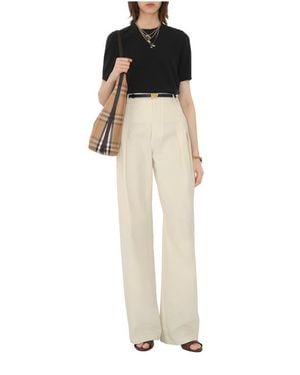 Burberry Cashmere Blend Top - Black