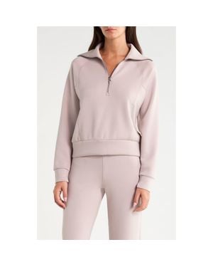 Spanx Airessentials Half Zip Sweatshirt - Multicolor