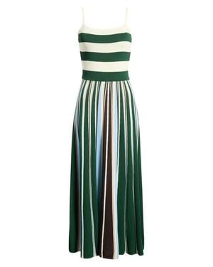 Torn By Ronny Kobo Elena Mixed Stripe Sweater Dress - Green