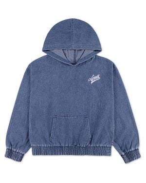 Levi's Kids' Denim Hoodie - Blue