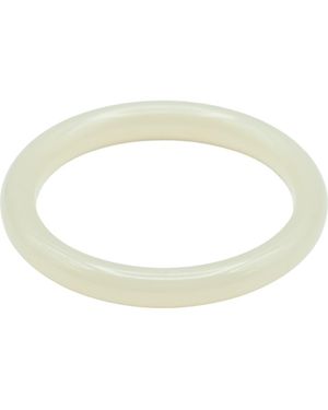 seree 1994 Thin Jade Bangle - Metallic