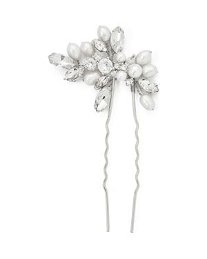 Olive + Piper Zoe Hair Pin - White