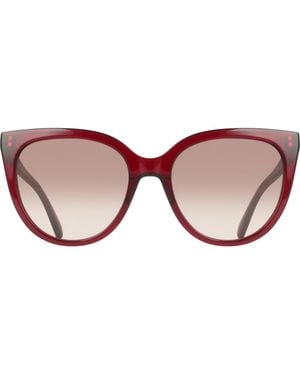 Ferragamo 56Mm Gradient Cat Eye Sunglasses - Brown