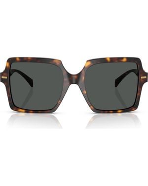 Versace 55Mm Square Sunglasses - Gray