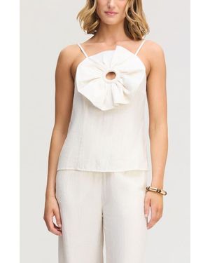 Sam Edelman 3D Flower Camisole - White