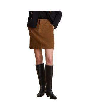 Ralph Lauren Suede Miniskirt - Black