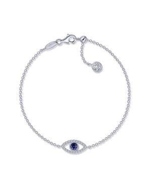 Lafonn Simulated Diamond & Lab-Created Sapphire Evil Eye Bracelet - White