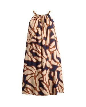Halogen® Beaded Halter Dress - Multicolor