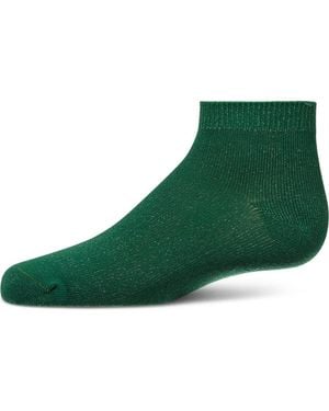 Memoi Basic Silky-Soft Gauge Ankle Sock - Green