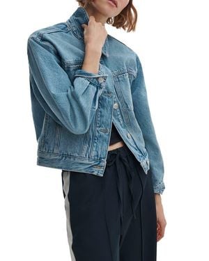 Rag & Bone Marie Denim Trucker Jacket - Blue
