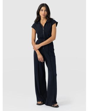 Saint + Sofia Keller Jumpsuit - Blue