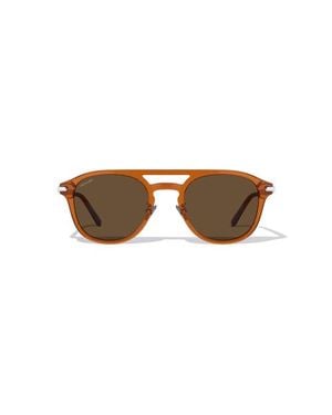 Cossimo Coast 50Mm Round Acetate Sunglasses - Brown