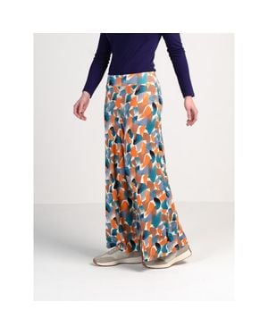 Kettlewell Geo Printed Palazzo Pants - Blue