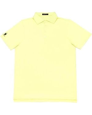 Castle Golf Performance Brushed Polo Shirt - Yellow